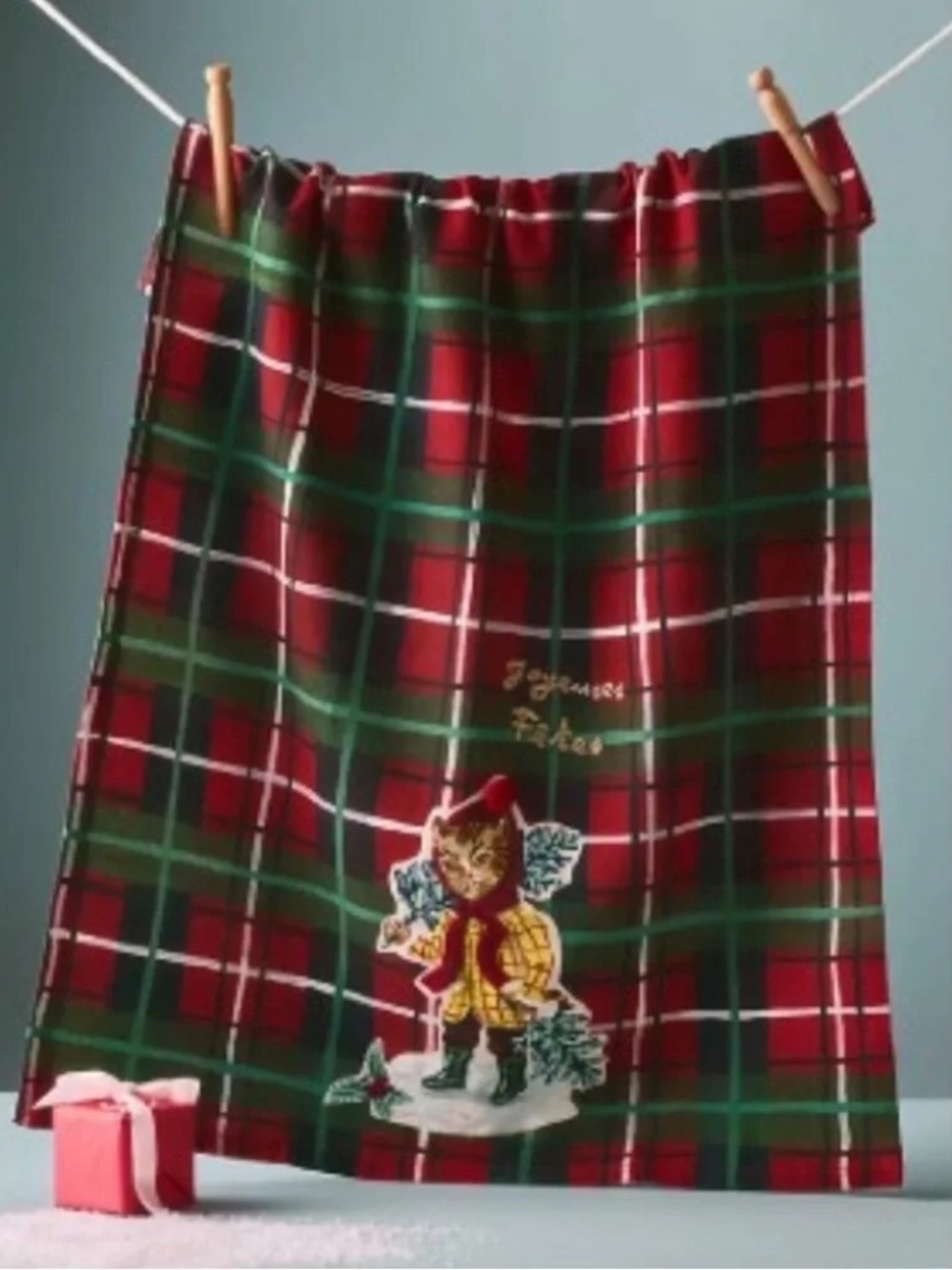 NWT ANTHROPOLOGIE Nathalie Lete Christmas Kitchen Dish Tea Towel